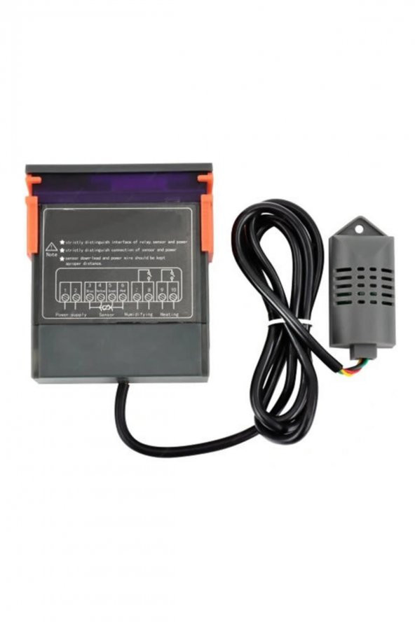STC-3028 Isı Ve Nem Termostatı Çift Ekran 220V Isıtıcı Soğutucu - 5