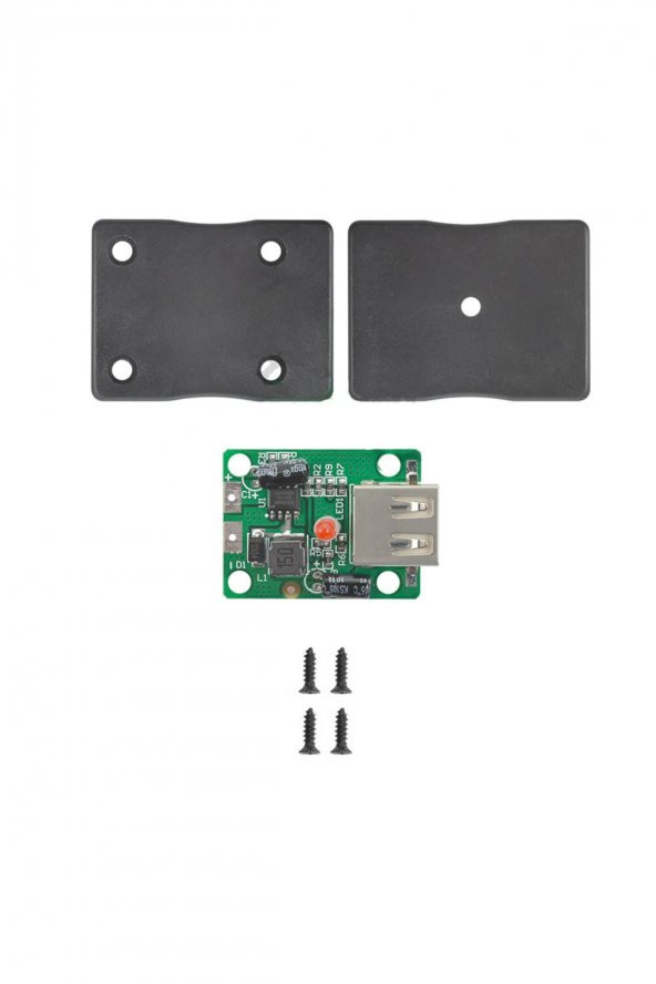 Solar Panel Kontrol Kartı USB 5V 2A + Kutu DC 6-20V to 5V 2A Voltaj Düşürücü Usb Çıkış Solar Panel - 1