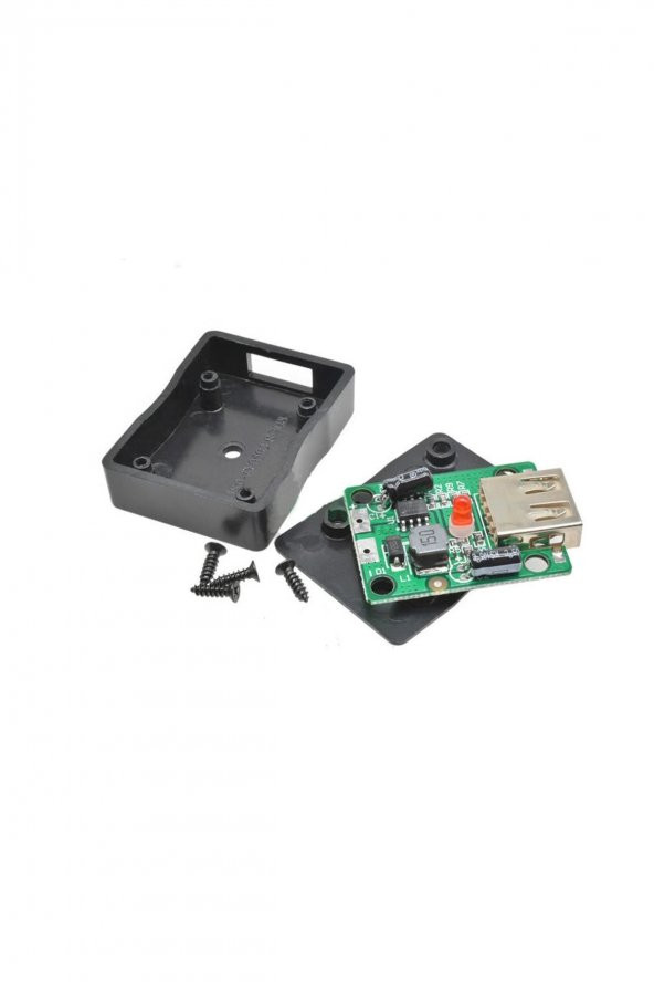 Solar Panel Kontrol Kartı USB 5V 2A + Kutu DC 6-20V to 5V 2A Voltaj Düşürücü Usb Çıkış Solar Panel - 3