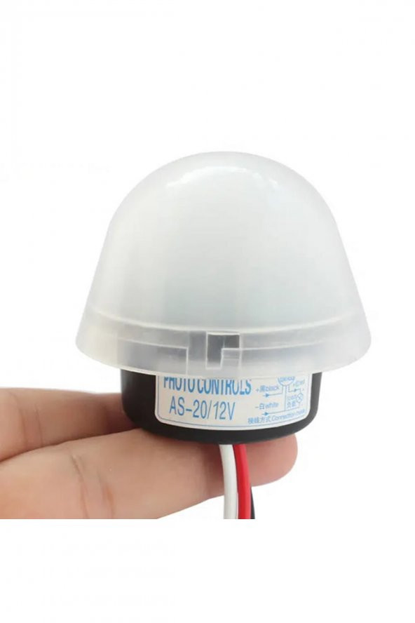 AS20 Fotosel Modül DC 12V Su Geçirmez Sokak Bahçe Park Lambası Led Aydınlatma Işık - 2