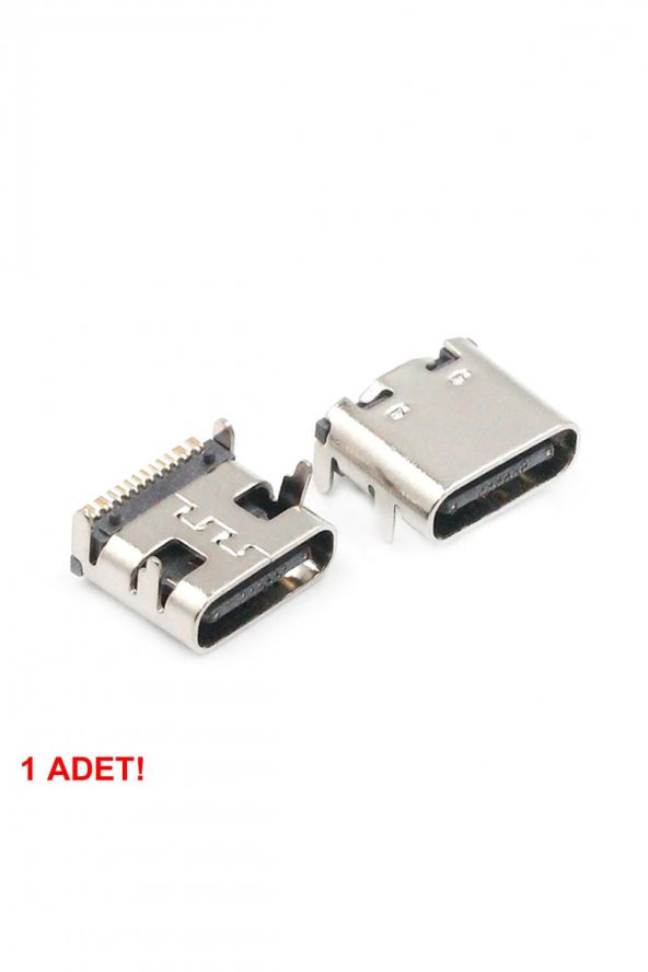 Type-C Usb Soket 16 Pin Smd USB 3.1 Cep Tel Elektronik Cihaz Usb Port Konnektör Şarj Soketi Dişi - 2