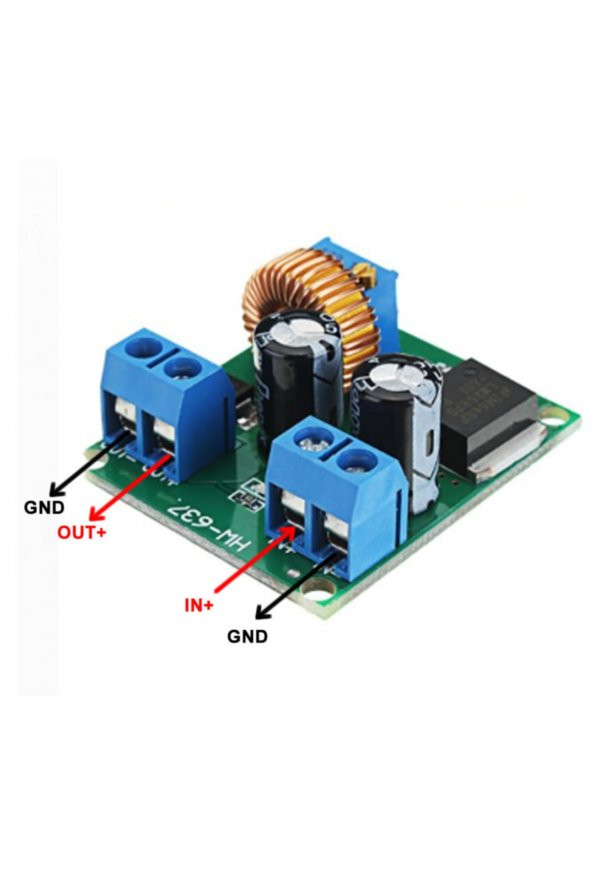 LM2587 Ayarlı Voltaj Yükseltici Modül 40V 5A  Step Up Boost Modül - 2
