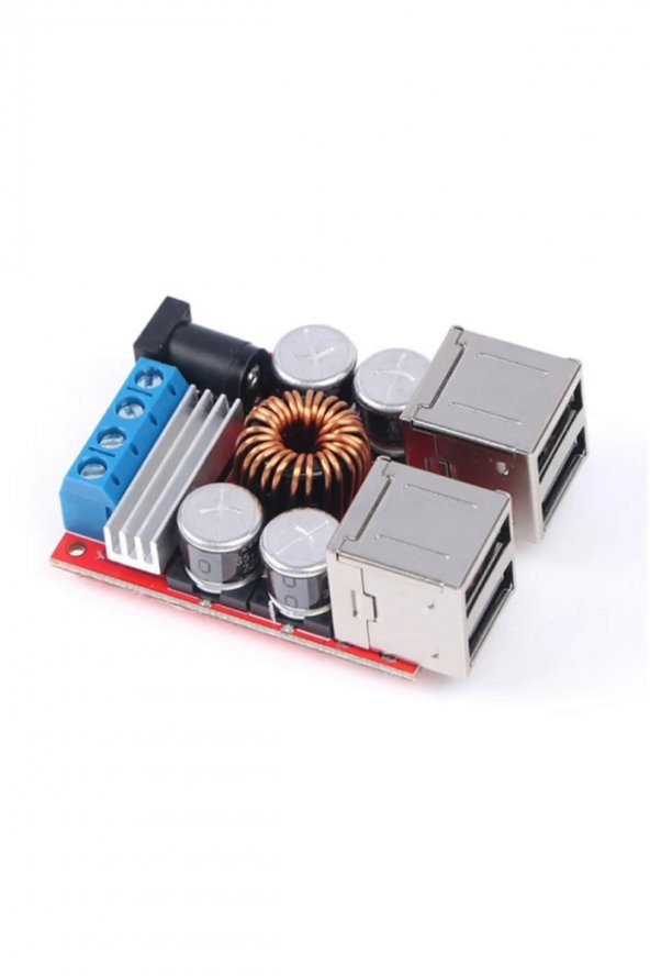 35V to 5V 10A Voltaj Düşürücü 4 Port Usb Çıkış Soketi Android Ap - 3