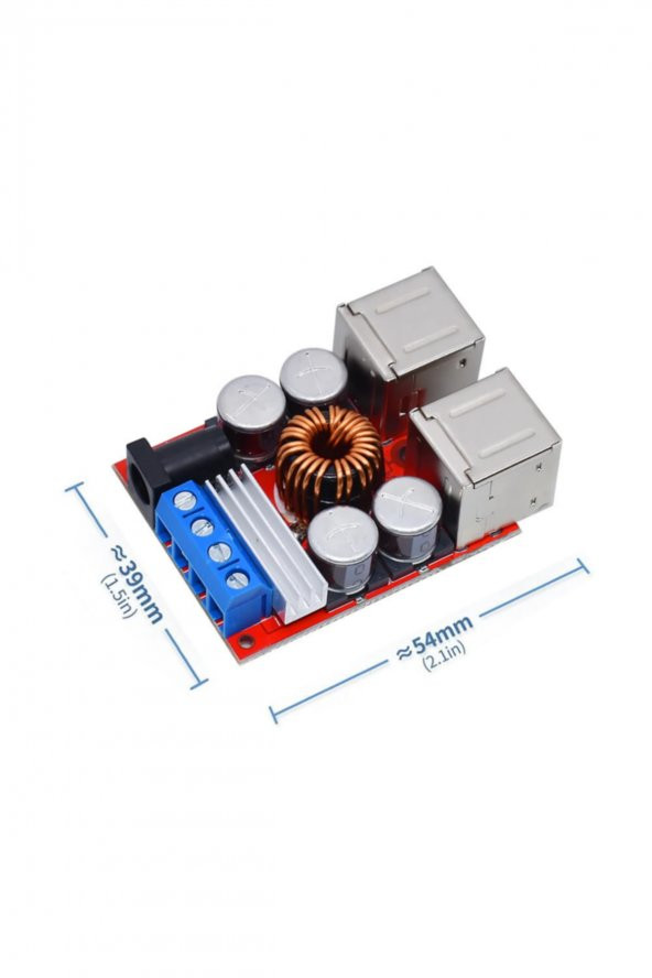 35V to 5V 10A Voltaj Düşürücü 4 Port Usb Çıkış Soketi Android Ap - 8