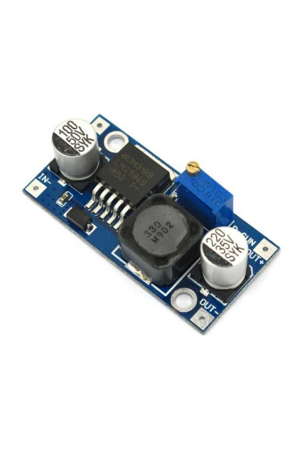 LM2596 35V 3A Güç Kaynağı Besleme Modülü Voltaj Düşürür Ayarlanabilir DC Çevirici