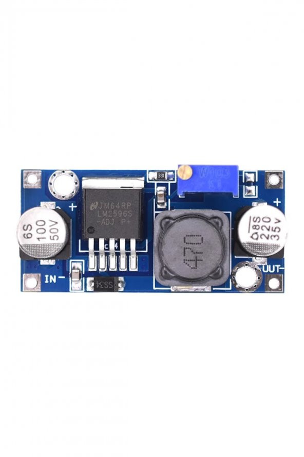 LM2596 35V 3A Güç Kaynağı Besleme Modülü Voltaj Düşürür Ayarlanabilir DC Çevirici - 5