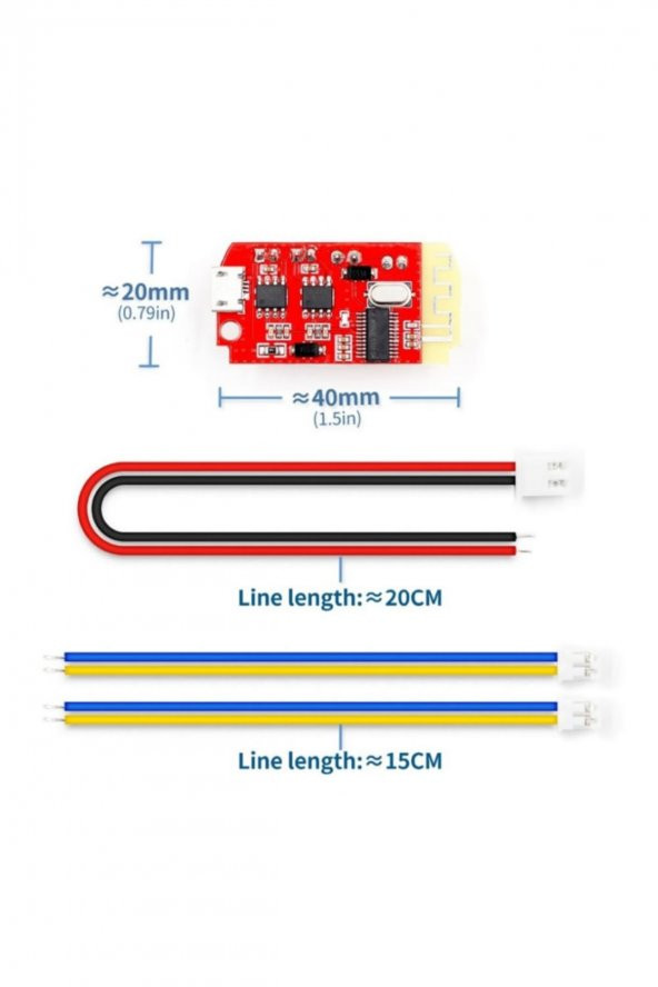 CT14 Bluetooth 4.2 Mp3 Modül F class Microusb Besleme Şarj Stereo