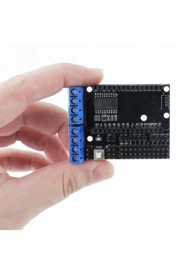 Nodemcu L293D Shield Motor Sürücü  ESP8266 Kablosuz İnternet Wifi Motor Uzaktan Kontrol - 4
