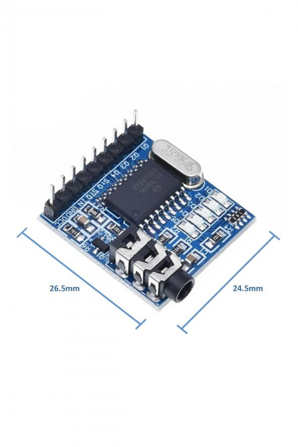 MT8870 DTMF Ses Kod Çözme Modülü  Telefon Tuş Ton Algılayıcı Uzaktan Kablosuz - 7