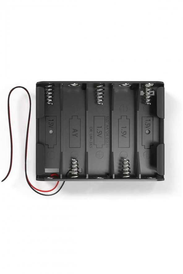 5li AA Kalem Pil Kutusu Yuvası 7.5V Kablolu Kalem Pil Tutucu - 2