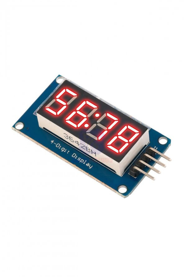 TM1637 4 Hane Bit Seri Kırmızı 7 Segment Ekran  0.36 İnch Saat IIC Dijital Gösterge Display Alarm - 5