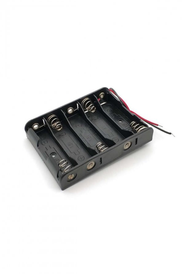 5li AA Kalem Pil Kutusu Yuvası 7.5V Kablolu Kalem Pil Tutucu - 3