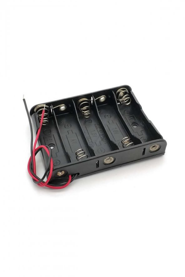 5li AA Kalem Pil Kutusu Yuvası 7.5V Kablolu Kalem Pil Tutucu - 5