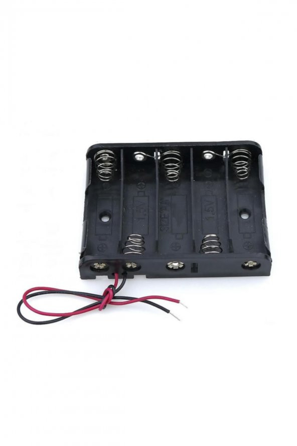 5li AA Kalem Pil Kutusu Yuvası 7.5V Kablolu Kalem Pil Tutucu - 8