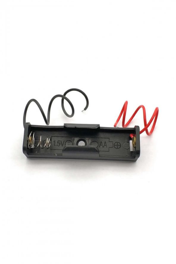 1li AA Kalem Pil Kutusu Yuvası 1.5V Kablolu Kalem Pil Tutucu - 7