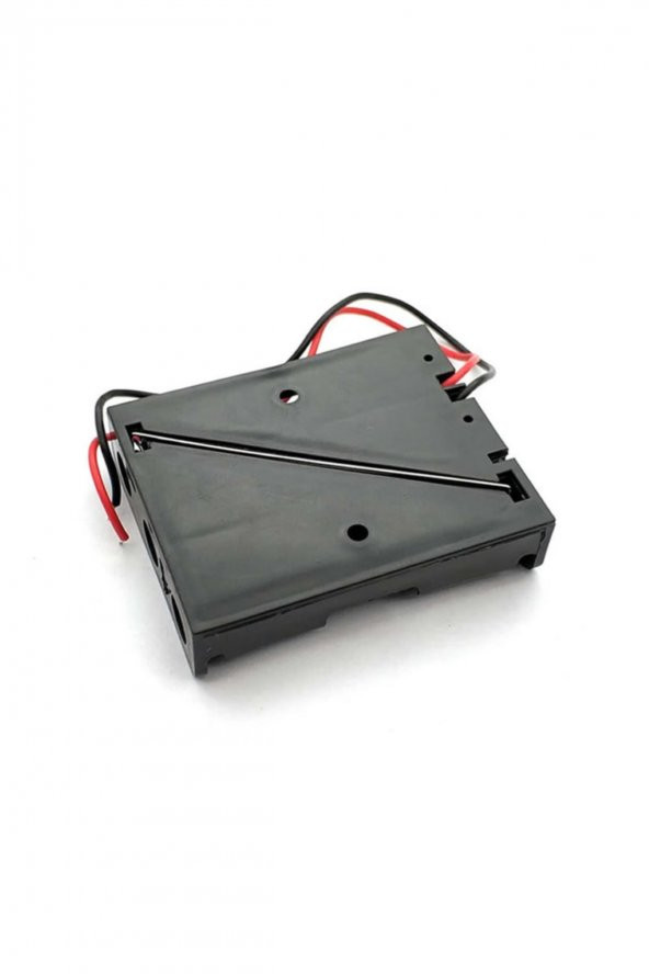 3lü AA Kalem Pil Kutusu Yuvası 4.5V Kablolu Kalem Pil Tutucu - 6