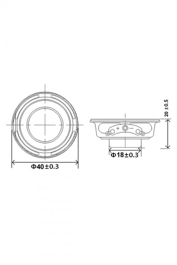 Mini 4cm 4 Ohm 3W Hoparlör Yuvarlak Speaker  3 Watt Ses Müzik Amfi Ses Oluşturucu Yüksek Kalite - Resim 7