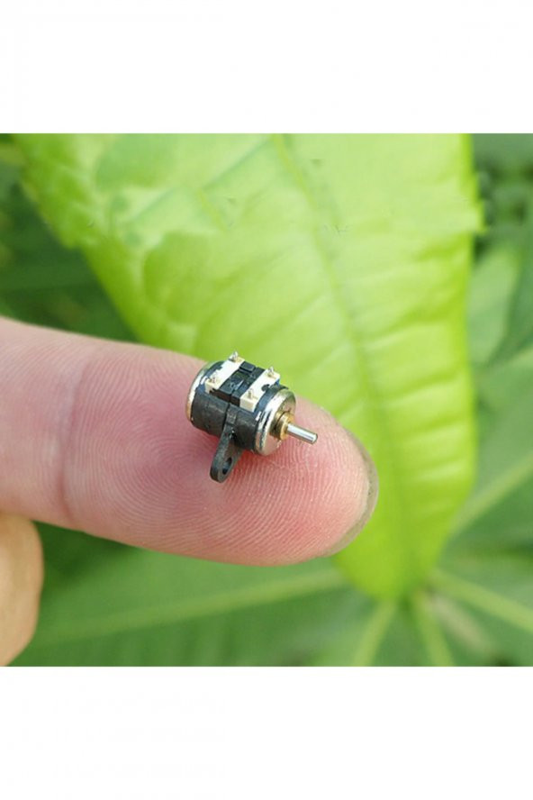 Micro Step Motor 6x7.5mm 2 Faz 4 Telli ( Dikkat Çok Küçüktür !! ) - 2