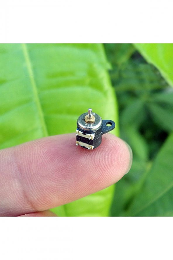 Micro Step Motor 6x7.5mm 2 Faz 4 Telli ( Dikkat Çok Küçüktür !! ) - 3