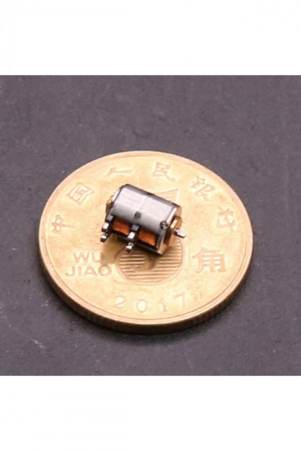 Micro Step Motor 6.5x4.7mm 2 Faz 4 Telli (Dikkat Çok Küçüktür !!) - 5