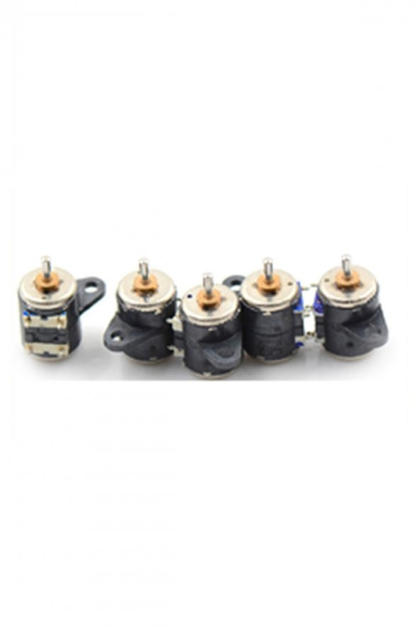 Micro Step Motor 6x7.5mm 2 Faz 4 Telli ( Dikkat Çok Küçüktür !! ) - 7