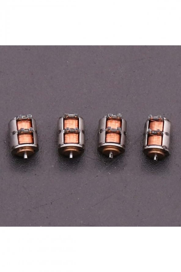 Micro Step Motor 6.5x4.7mm 2 Faz 4 Telli (Dikkat Çok Küçüktür !!) - 8