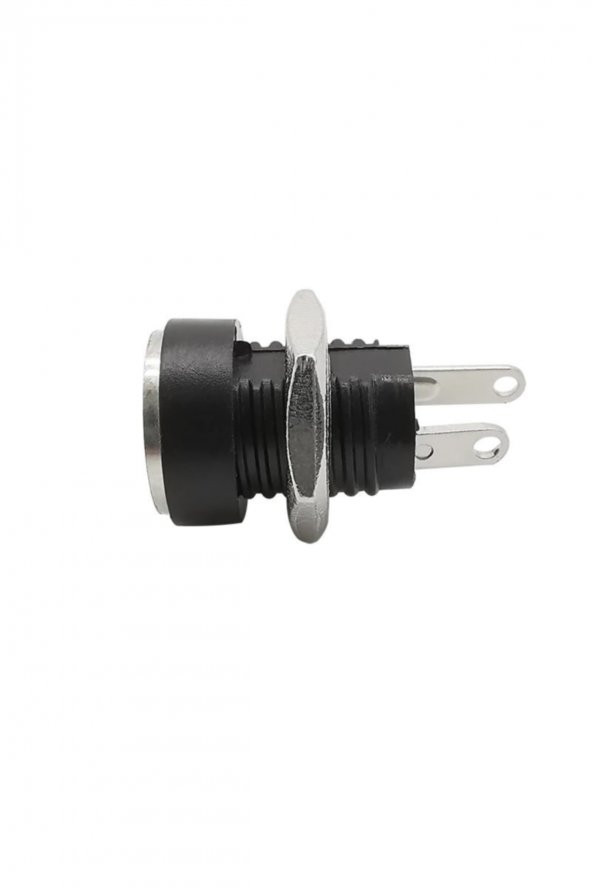 5.5mm x 2.1mm DC Güç Soketi Plastik Panel Montaj Tip Adaptör - 3