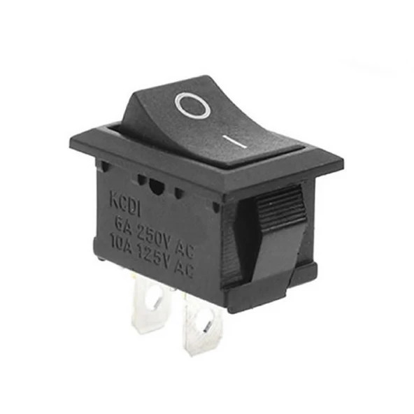 2 Pin Siyah Anahtar Switch Mini Buton KCD1 - 6