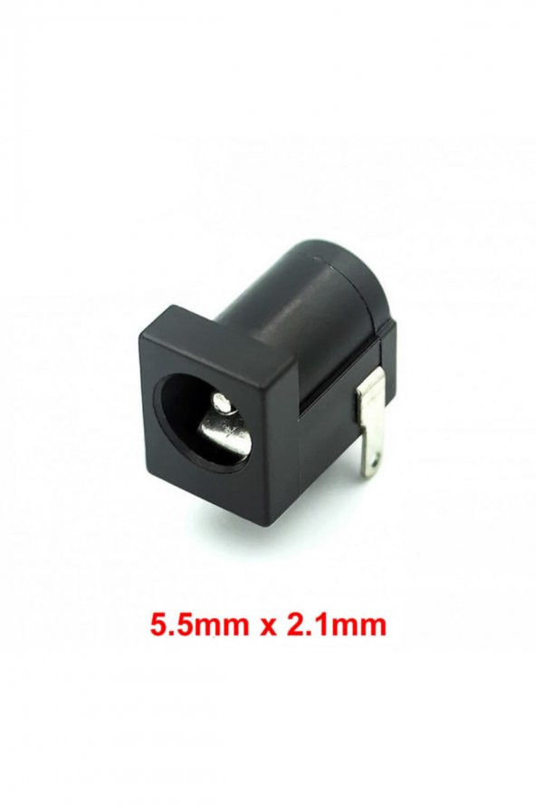 5.5mm x 2.1mm DC Güç Soketi Plastik DC005 Pcb Tip Adaptör
