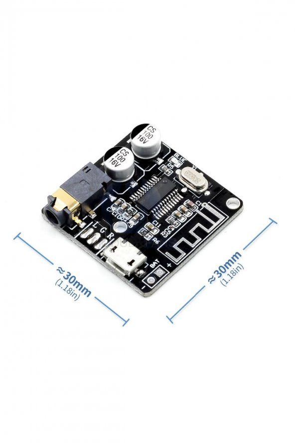 VHM-314 Bluetooth Kablosuz Ses Mp3 Modül  Amfi Müzik Çalma Kartı DC 5V