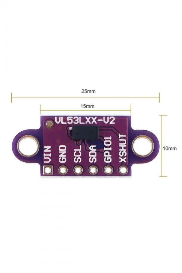 VL53L0XV2 Lazer Mesafe Sensör Modülü 30mm 2metre IIC I2C 940nm - 8