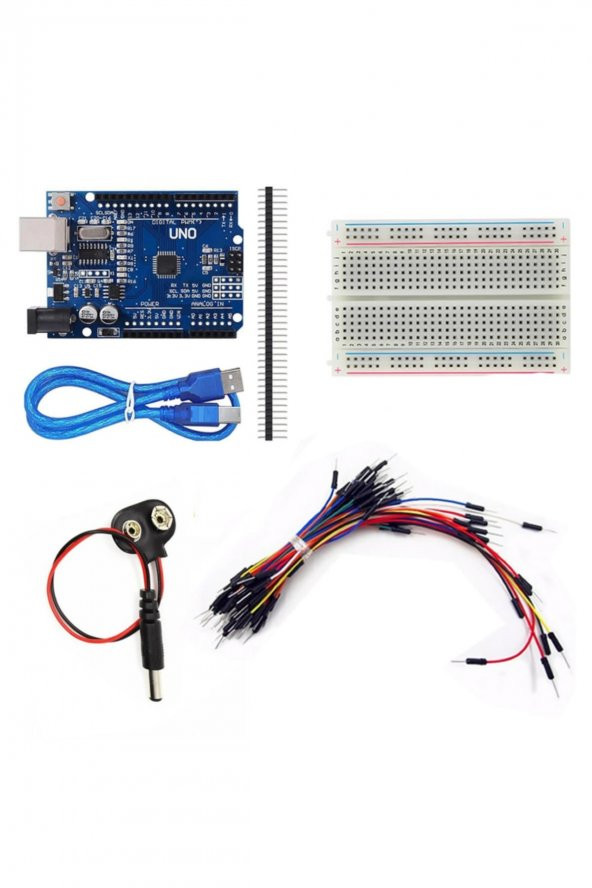 Kutulu Arduino Uno R3 Başlangıç Seti 71 Parça Breadboard Kablo - 3