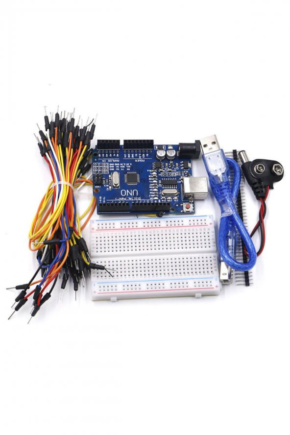 Kutulu Arduino Uno R3 Başlangıç Seti 71 Parça Breadboard Kablo - 4