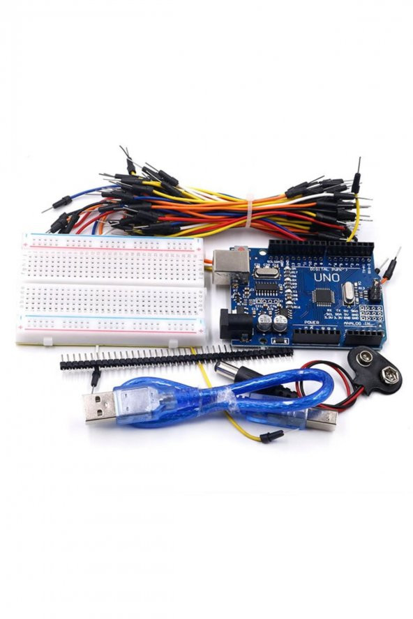 Kutulu Arduino Uno R3 Başlangıç Seti 71 Parça Breadboard Kablo - 6