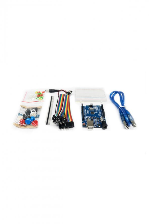 Kutulu Arduino Uno R3 Başlangıç Seti 78 Parça Breadboard Led Ldr - 8