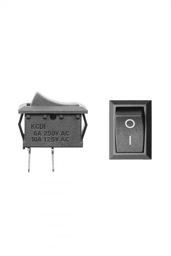 2 Pin On Off Anahtar Switch Mini Buton 5A 220V AC 10A 125V Kcd1