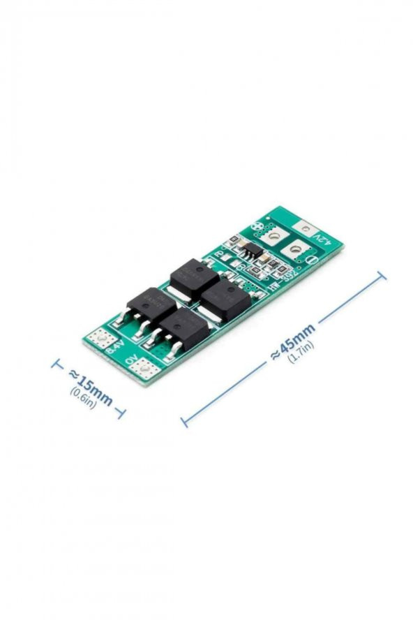 2S 20A Lityum Batarya BMS Koruma Kartı Standart Versiyon Pil Li-ion 18650 8.4V - 4