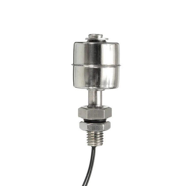 Metal Sıvı Su Seviye Sensörü 45mm  Paslanmaz Çelik Şamandıra Mekanik Anahtar Kazan Kap Depo Tank - Resim 3