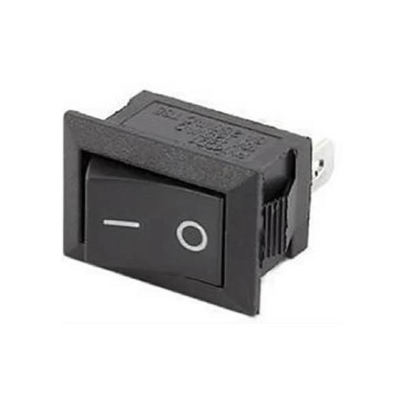 2 Pin Siyah Anahtar Switch Mini Buton KCD1 - 5