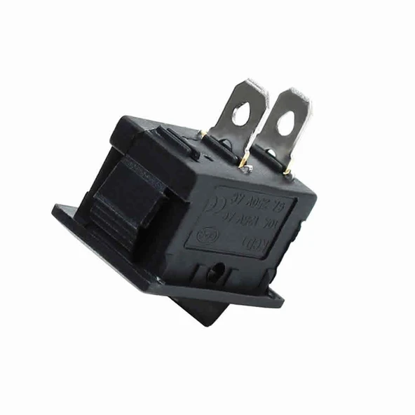 2 Pin Siyah Anahtar Switch Mini Buton KCD1 - 7