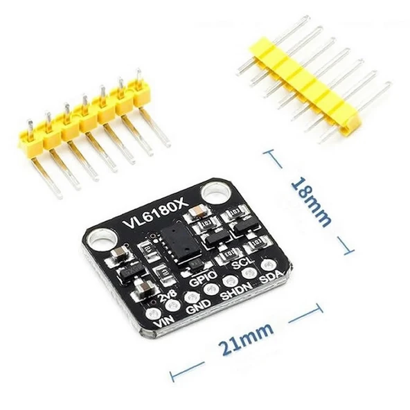 VL6180X Lazer Mesafe Ölçme Sensörü - 3