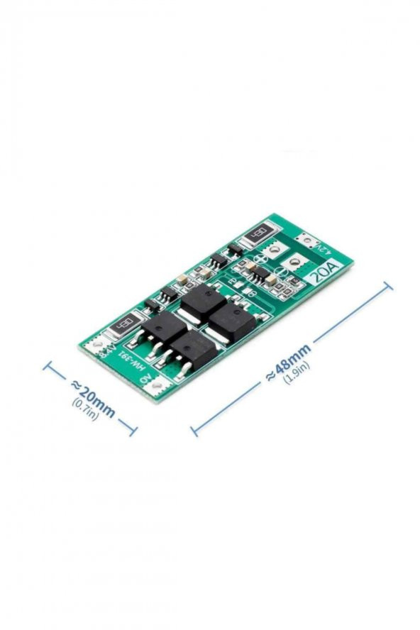 2S 20A Lityum Batarya BMS Koruma Kartı Balans Versiyon Pil Li-ion 18650 8.4V
