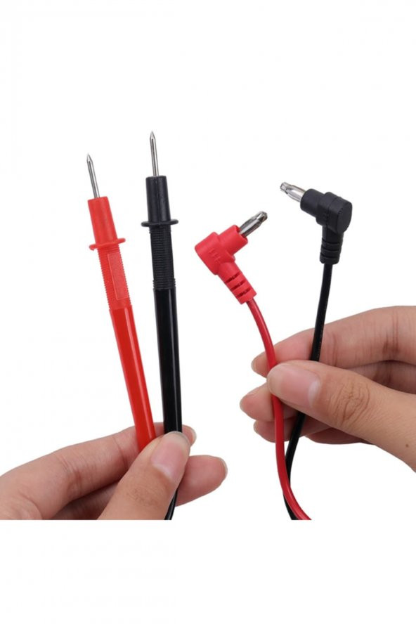 Multimetre Probu 1000V 10A  Tüm Multimetreler ile Uyumlu Test Ölçüm Probu Voltmetre Avometre Kablosu - 8