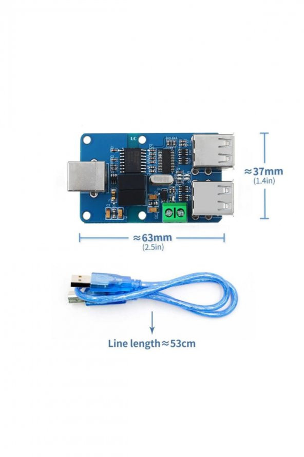 ADUM3160 4 Port Usb Modül 4 Kanal Usb İzolatör 1500V 12 Mbps USB