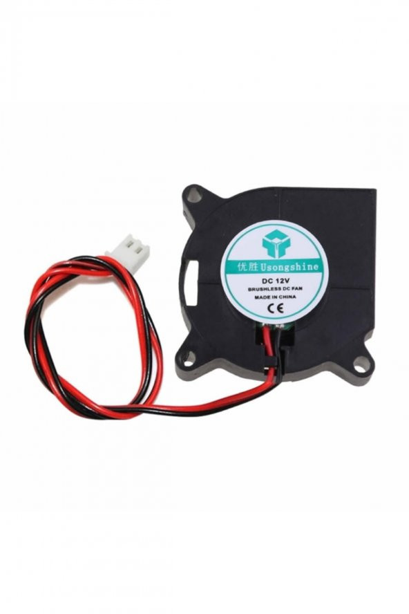 DC 12V 40x40mm Salyangoz Fan Soğutucu Türbin Turbo Radyal Yazıcı - 2