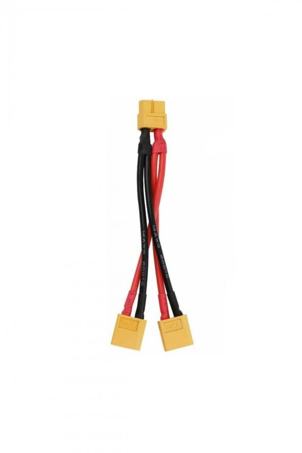 XT60 Konnektörlü Y Tip Birleştirici Kablo 10 cm LiPo Pil Batarya - 3