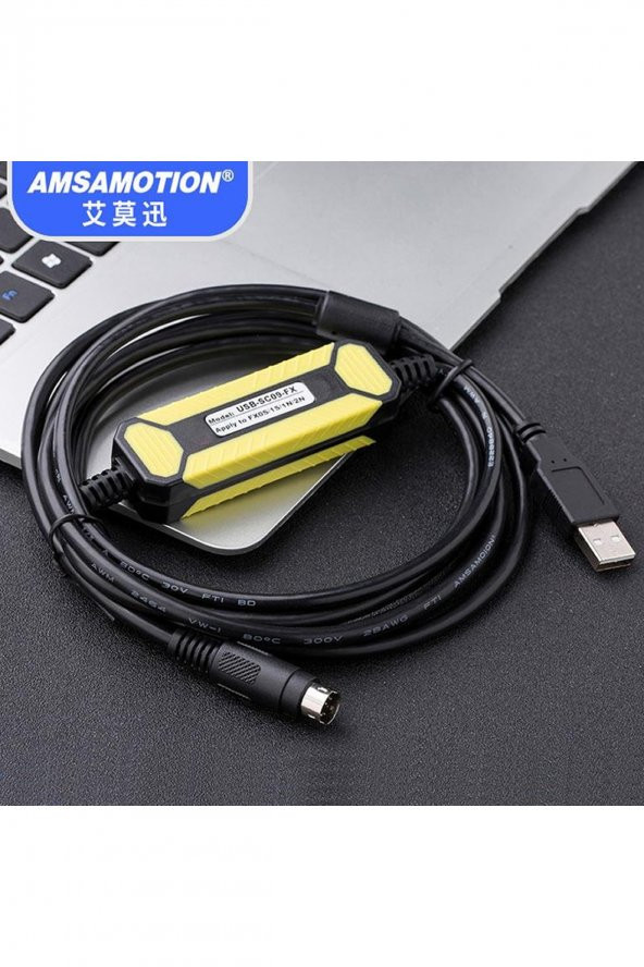 USB-SC09-FX PLC Programlama Kablosu USB RS422 Mitsubishi FX Seri - 7