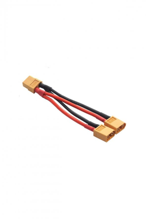 XT60 Konnektörlü Y Tip Birleştirici Kablo 10 cm LiPo Pil Batarya - 7