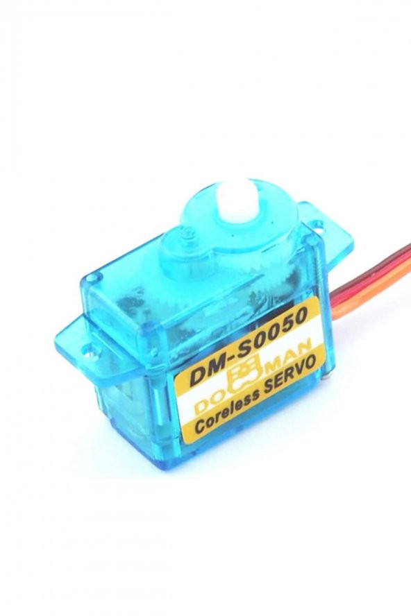 5gr DM-S0050 Servo Motor RC DOMAN Mikro Plastik Dişli 1kg.cm Tork