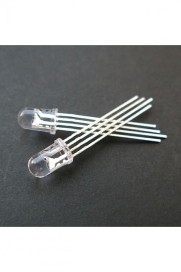5mm Rgb Led Ortak Anot 4 Pin Multicolor Diyot Işık Lamba Light - 4